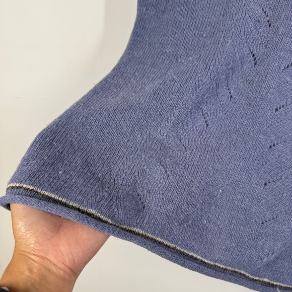 Patagonia Lavender Purple Wool Knit  V-Neck Soft Casual Cozy Sweater Size XS - Picture 6 of 12